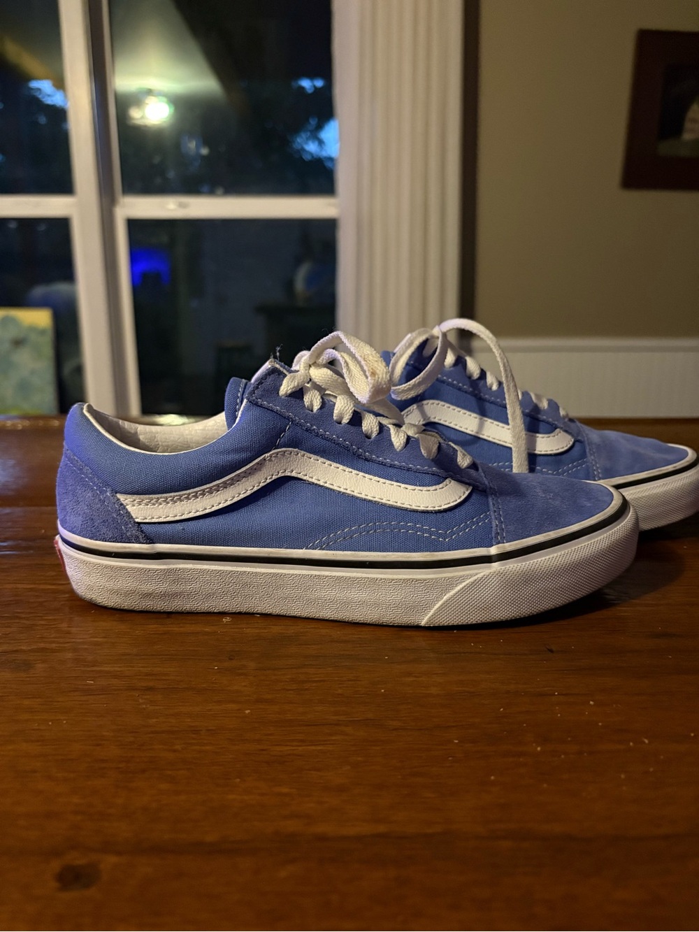 Vans Old Skool Periwinkle Sneakers with White Stripe